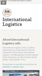 Mobile Screenshot of international-logistics.info