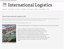 Tablet Screenshot of international-logistics.info